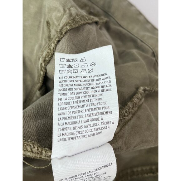 American Eagle Outfitters Womens Olive Green‎ Hooded Utility Jacket M - Picture 7 of 9